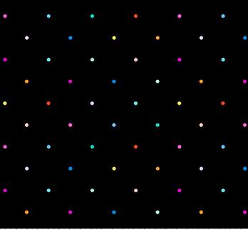 Dusk 92041-99 Ditsy Dots Black Multi - Quilted Strait