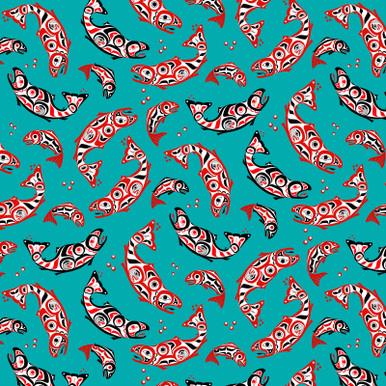 Eagle's World 53004 Teal Salmon