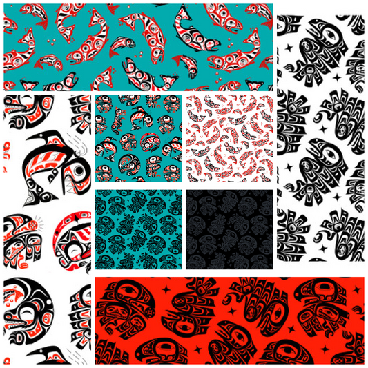 Eagle's World Fat Quarter Bundle (8 Fat Quarters)