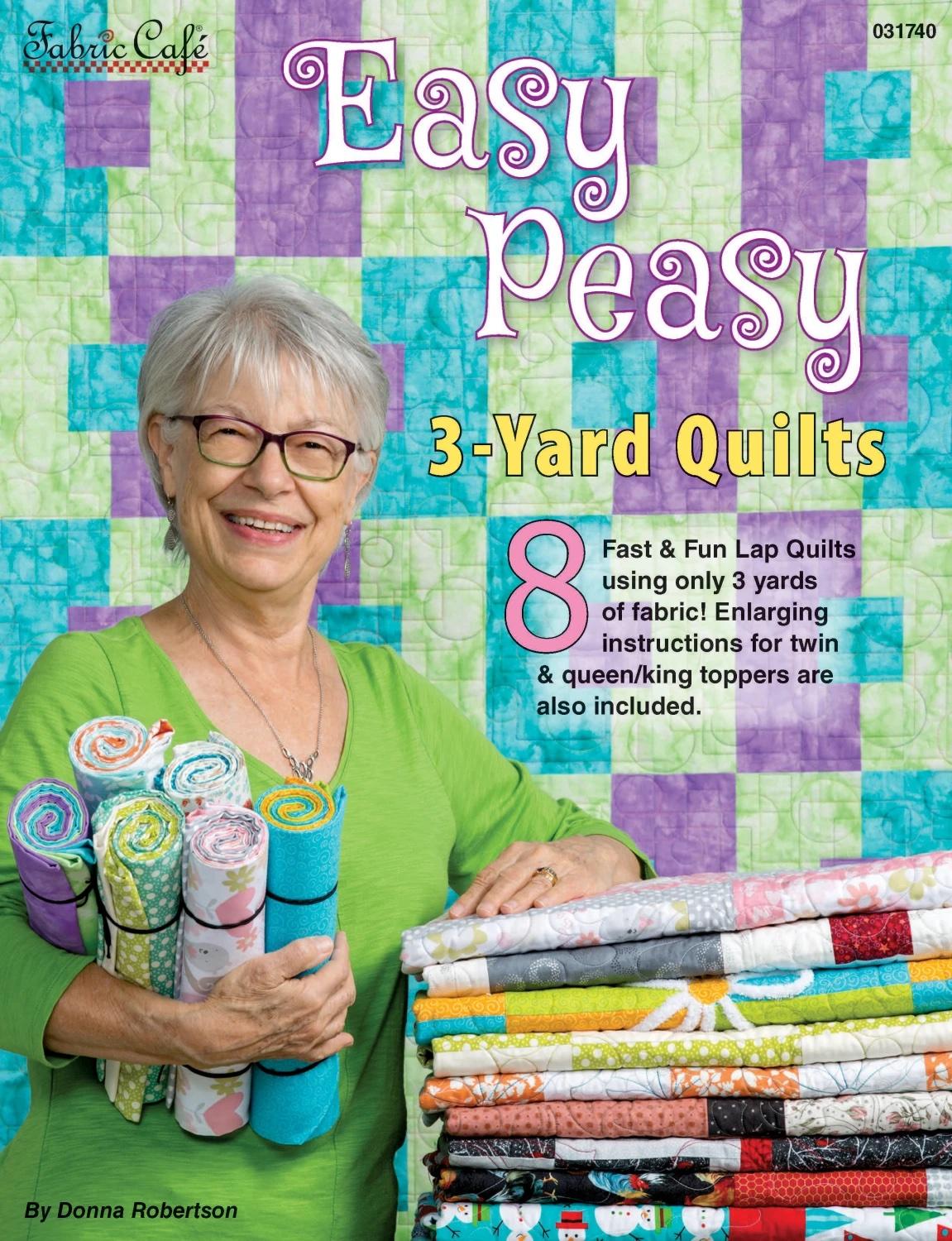 Easy Peasy 3 Yard Quilts Book - Quilted Strait