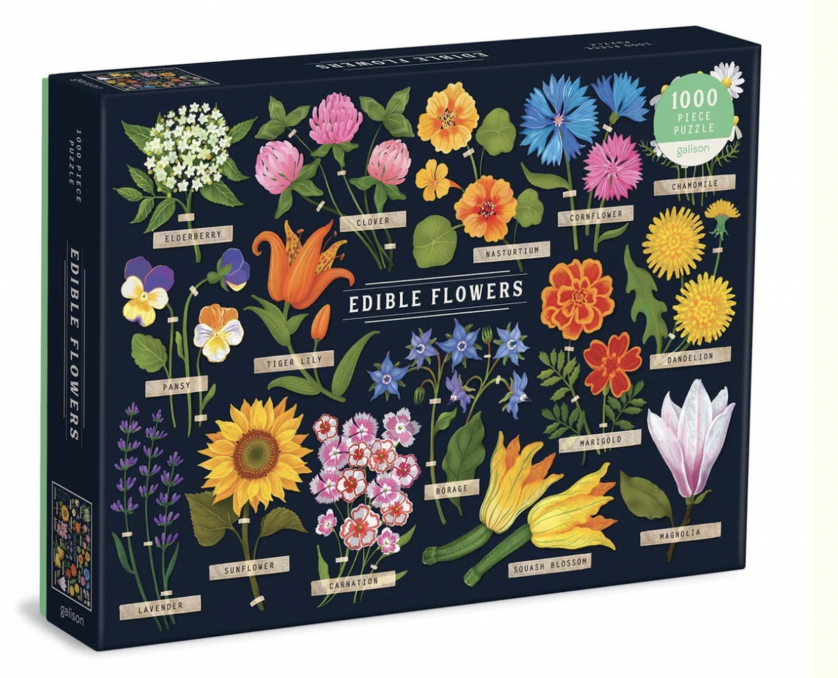 Edible Flowers 500 Piece Puzzle