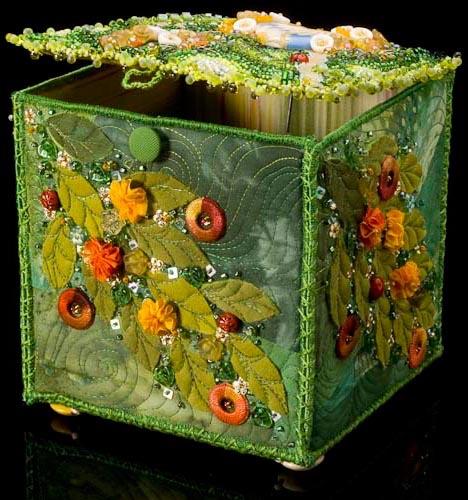 Embellished Fabric Boxes: Two-session Class, Saturdays Oct. 3 & 24