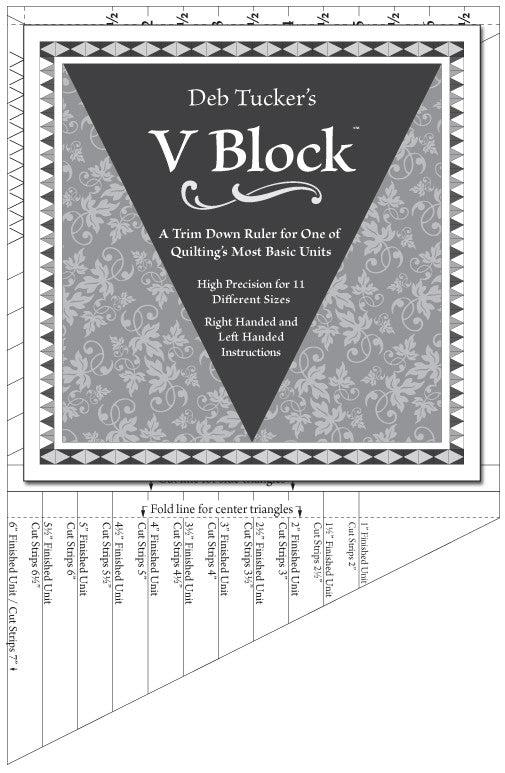 V-Block Ruler from Studio 180 - Quilted Strait