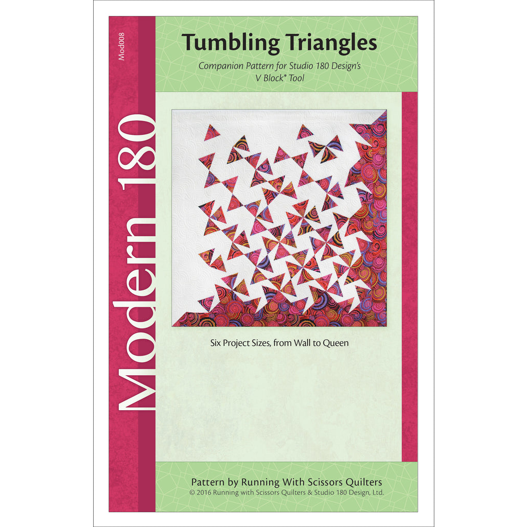 Tumbling Triangles - Quilted Strait