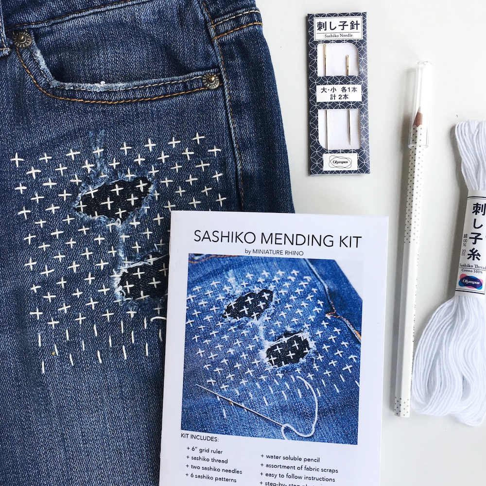 Sashiko Mending Kit