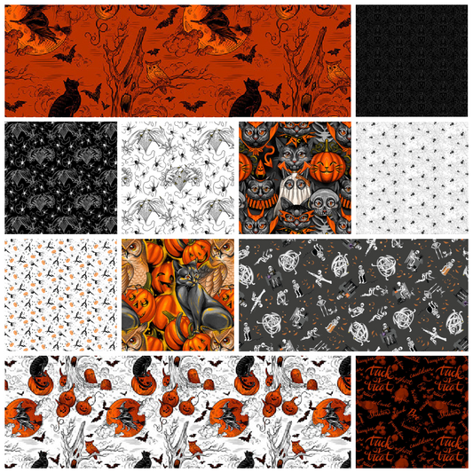 Costumes & Cobwebs FQ Bundle