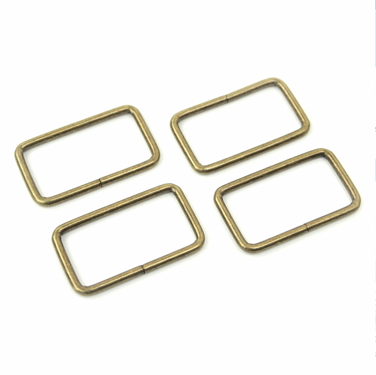 1 1/2&quot;  Rectangle Rings Antique
