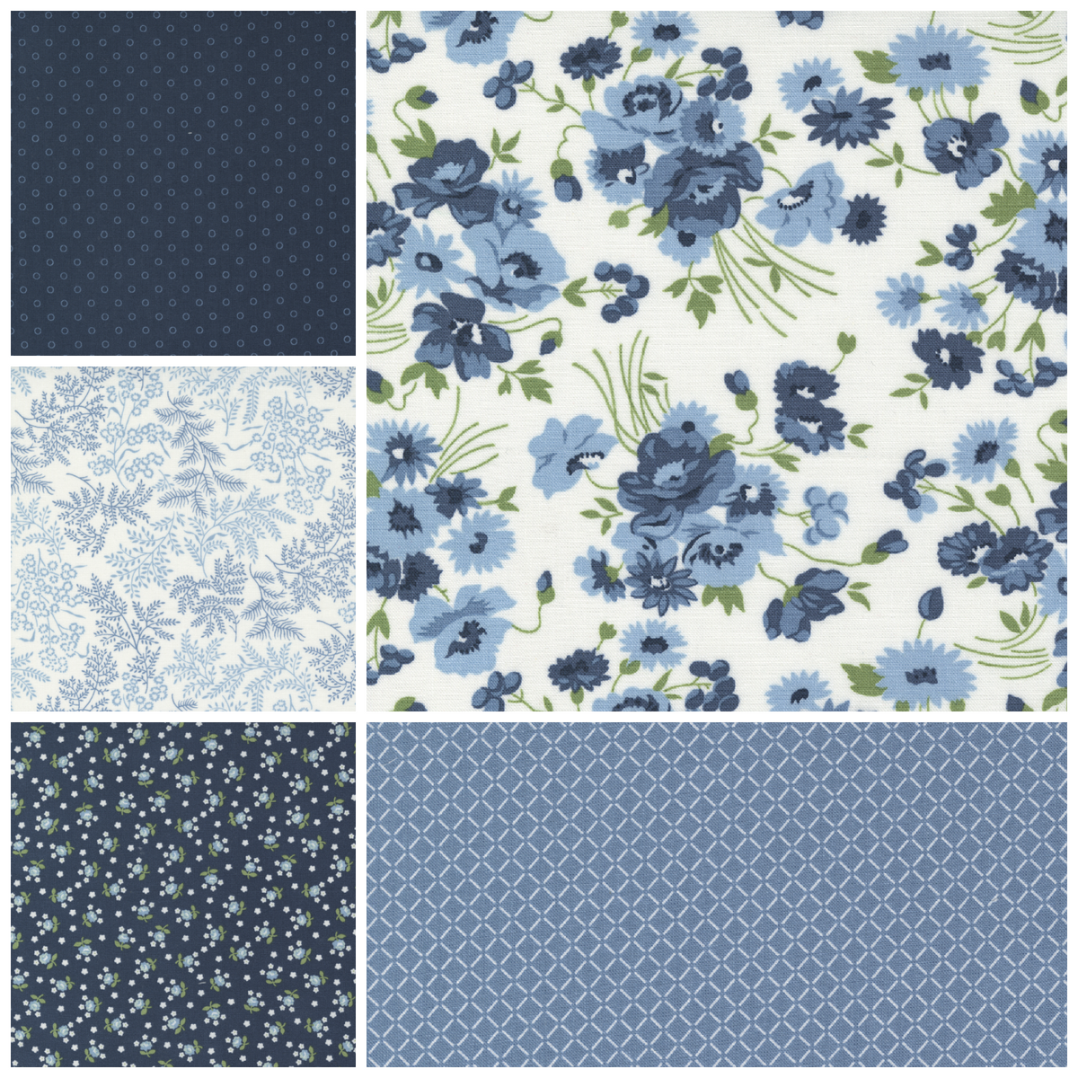 Nantucket Summer Moda Fabric 5 yard bundle