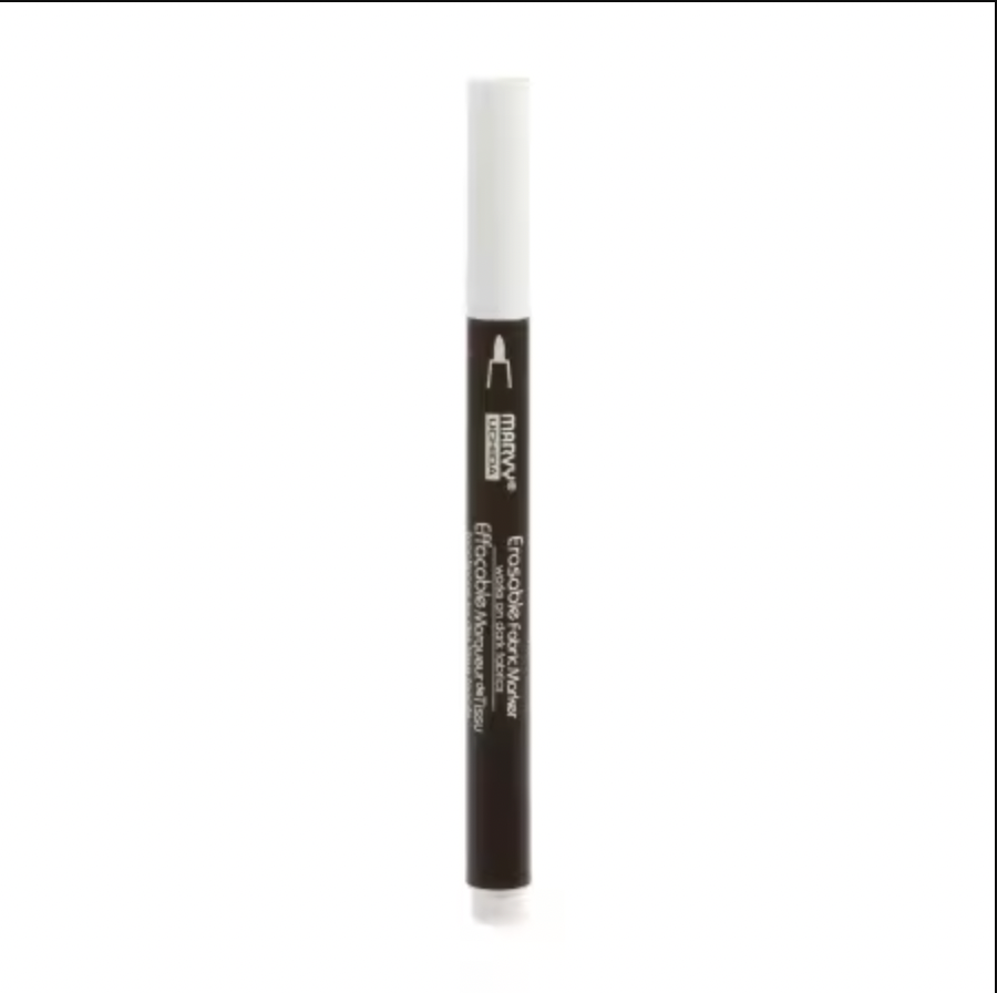 Erasable Fabric Marker White - Quilted Strait