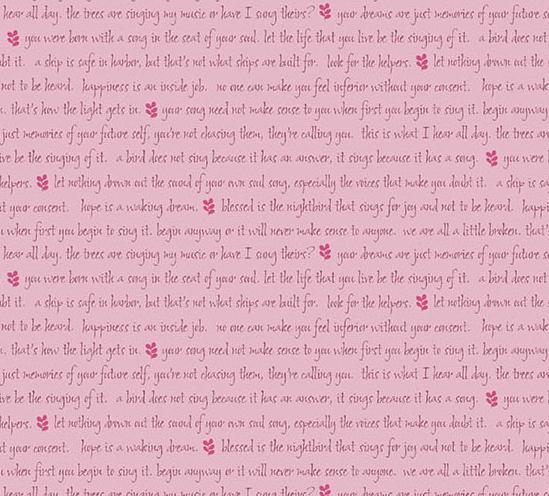 A Song To Sing 1708-P