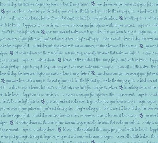 A Song To Sing 1708-T