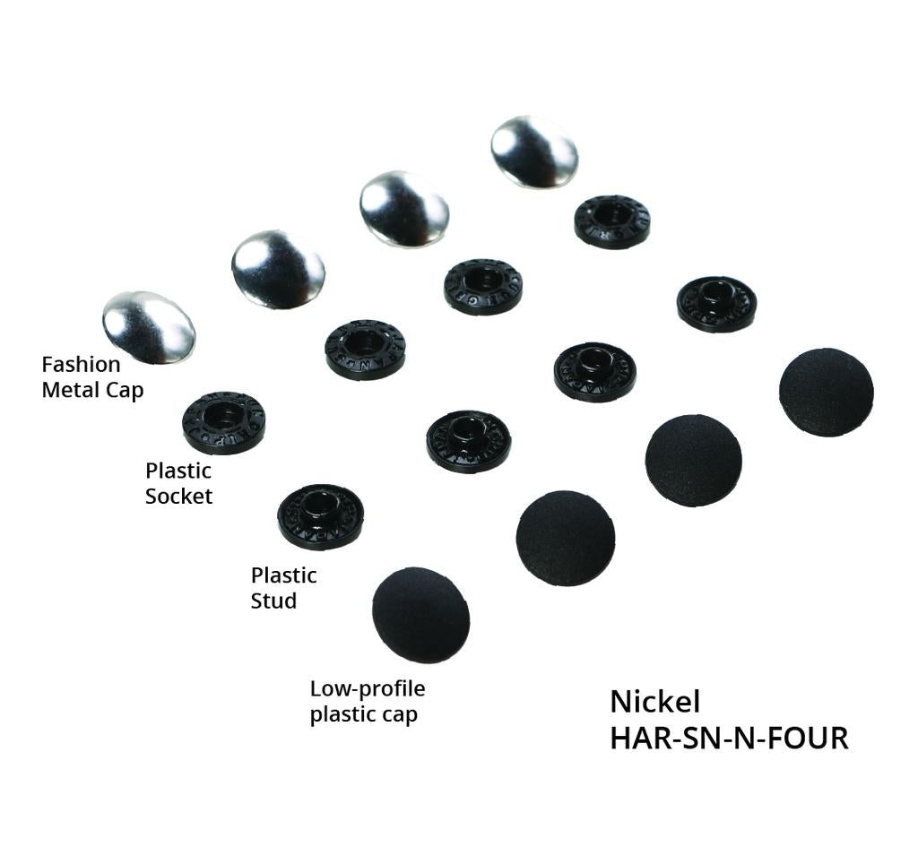 Tool Free Snaps Nickel - Quilted Strait