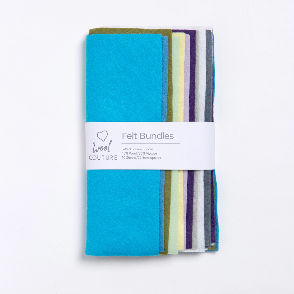 Wool Felt Bundle Wellness - Quilted Strait
