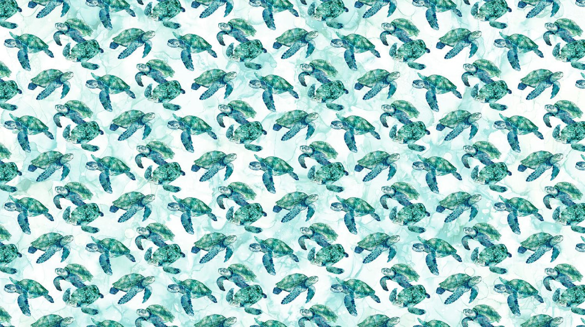 Coral Reef 28878-10 - Quilted Strait