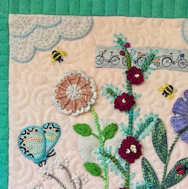 Secret Garden Embroidery Kit - Quilted Strait