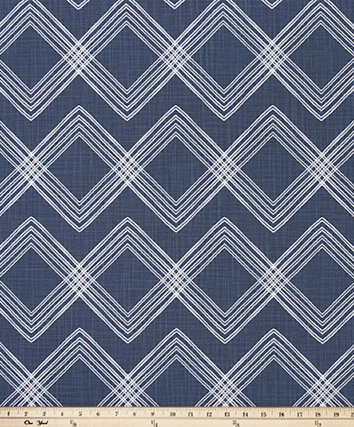 Colton Space Blue Slub Canvas