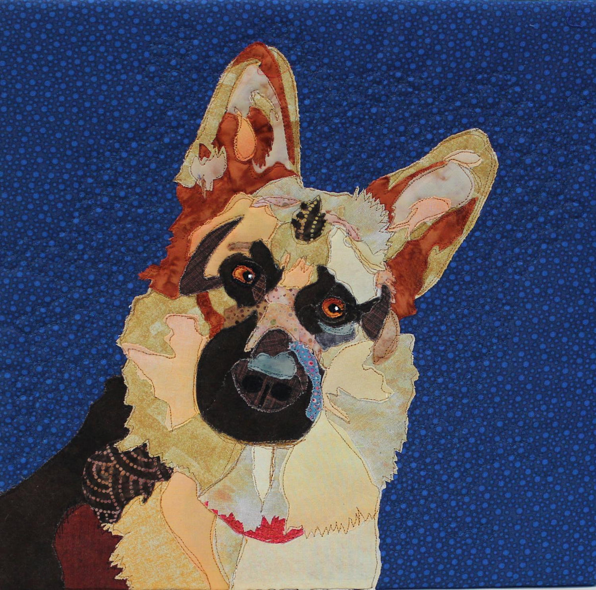 Fabric Collage Pet Portrait, Tuesday, February 24