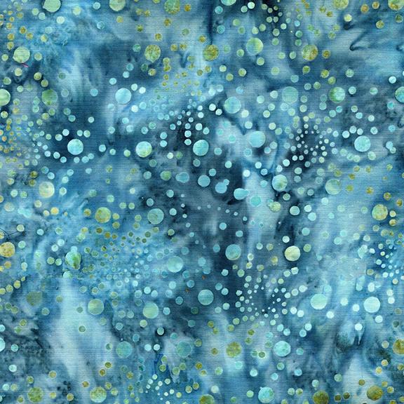 Fall 25 122557530 Starburst Dots Blue Wave - Quilted Strait