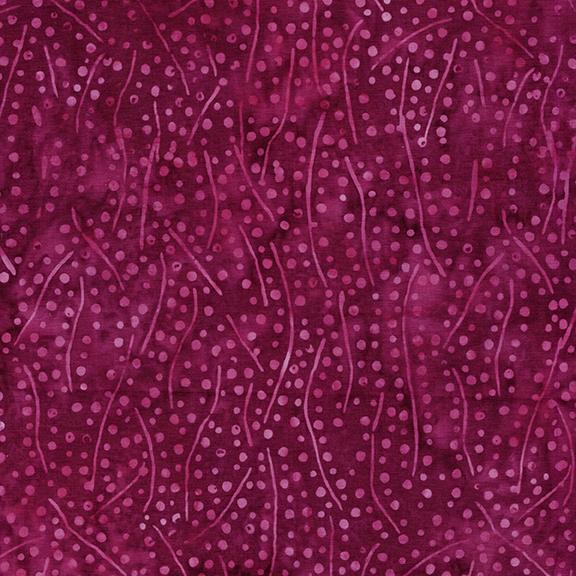 Fall 25 122558340 Dots and Lines Red Daiquiri - Quilted Strait