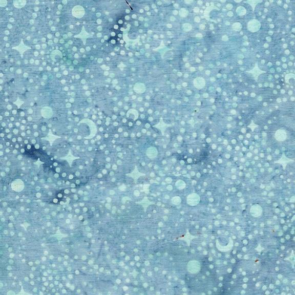 Fall 25 122565505 Stars and Swirls Blue Bluebelle - Quilted Strait