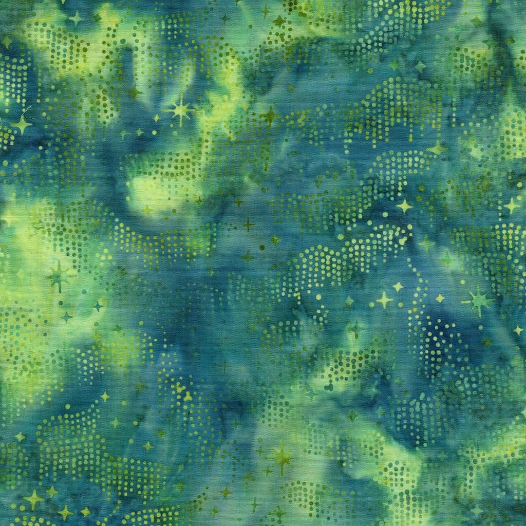 Fall 25 122566840 Night Sky Multi Blue Green Marbles - Quilted Strait