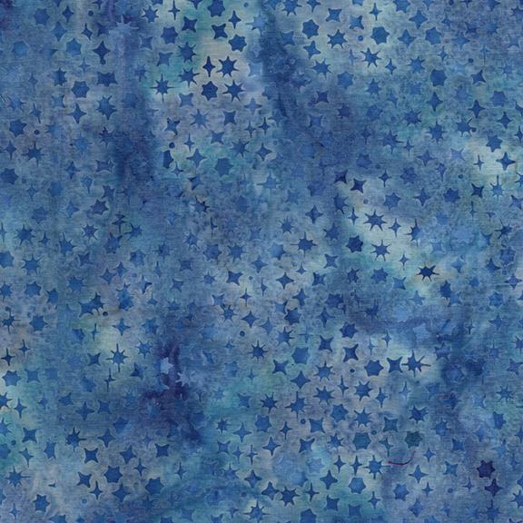 Fall 25 122568535 Assorted Stars Blue Sapphire - Quilted Strait