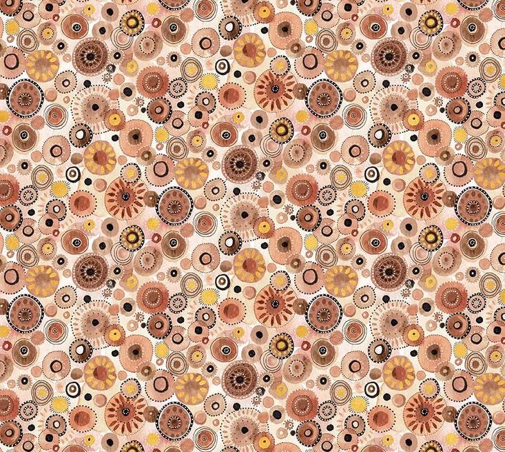 Flora & Form 54781DM-2 Dotty Fire Opal - Quilted Strait