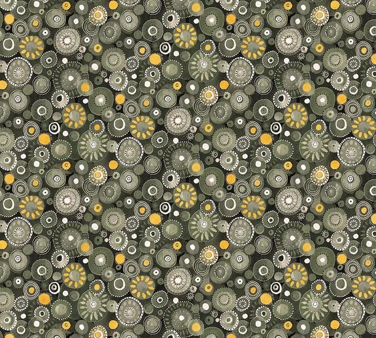 Flora & Form 54781DM-4 Dotty Phthalo Green - Quilted Strait