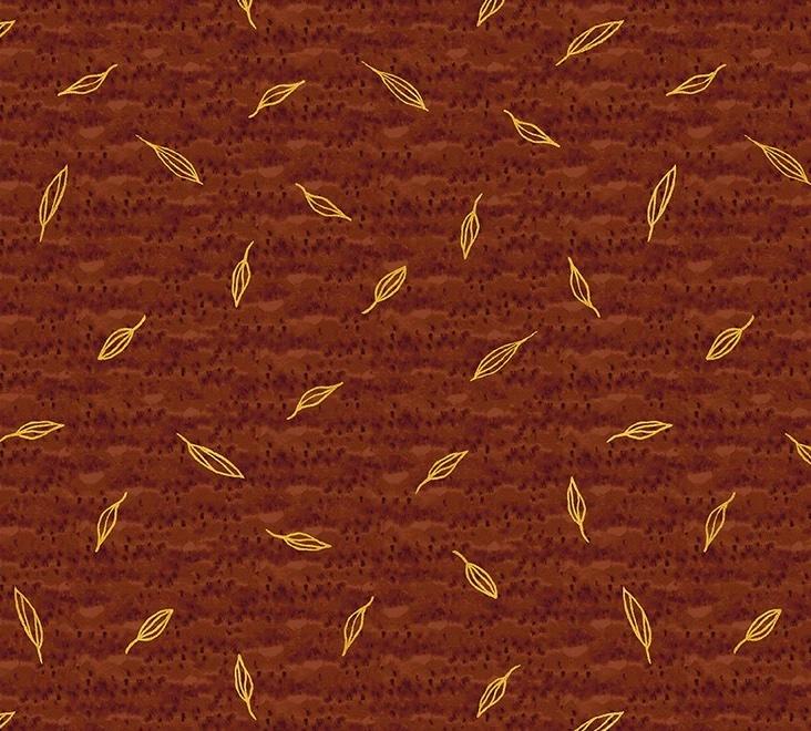 Flora & Form 54783DM-9 Sprig Garnet - Quilted Strait