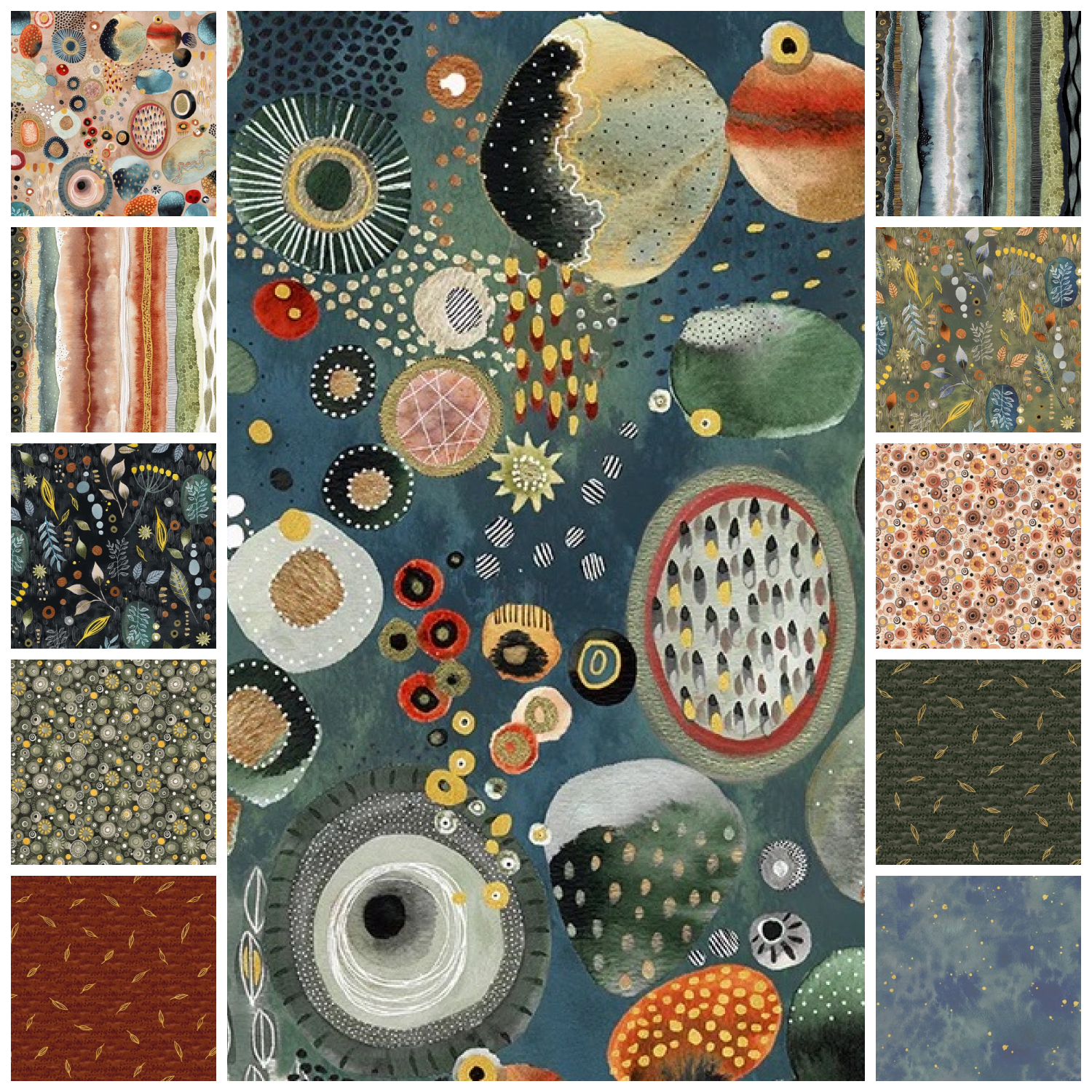 Flora and Form Fat Quarter Bundle - Quilted Strait