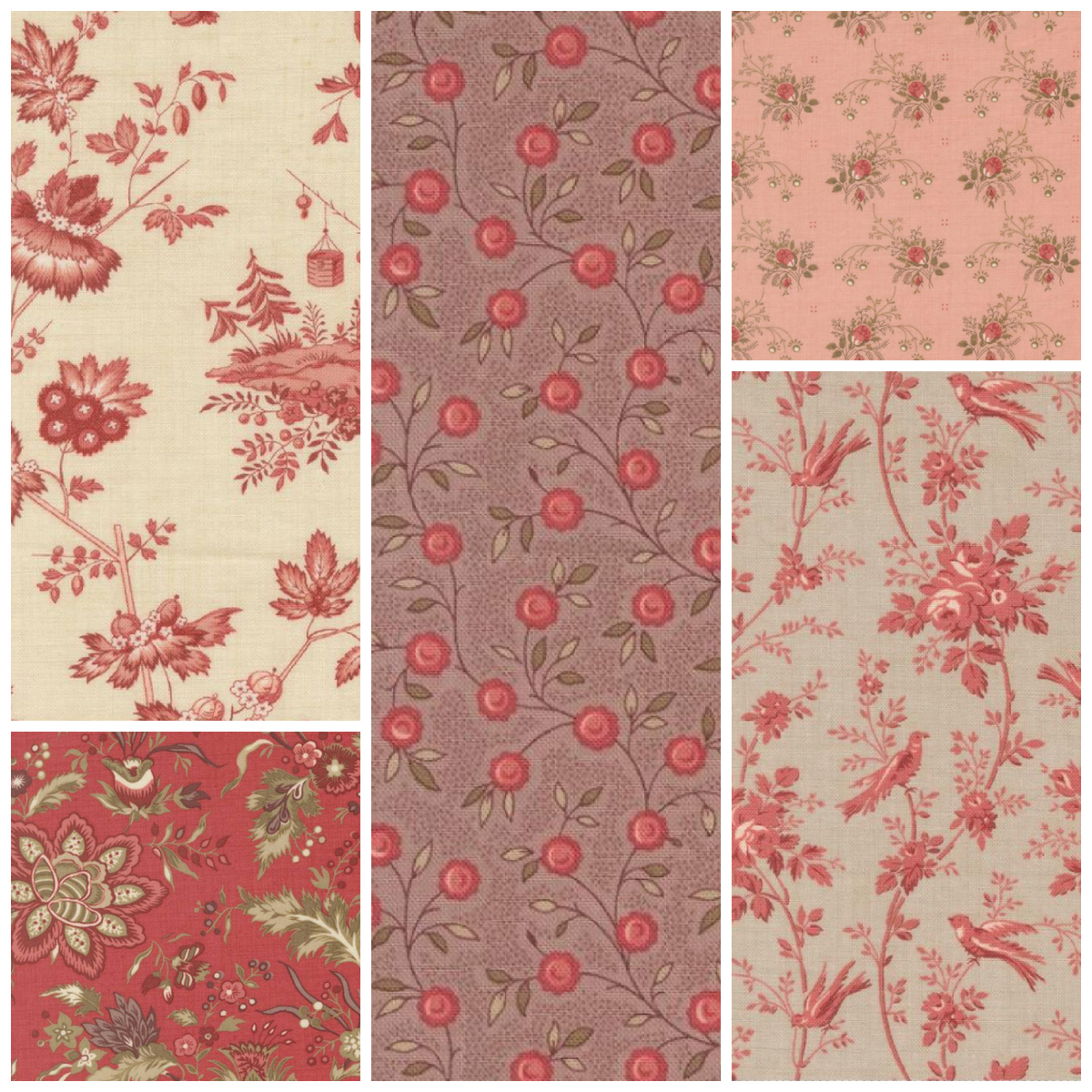 French General 5 Yard Bundle - Quilted Strait