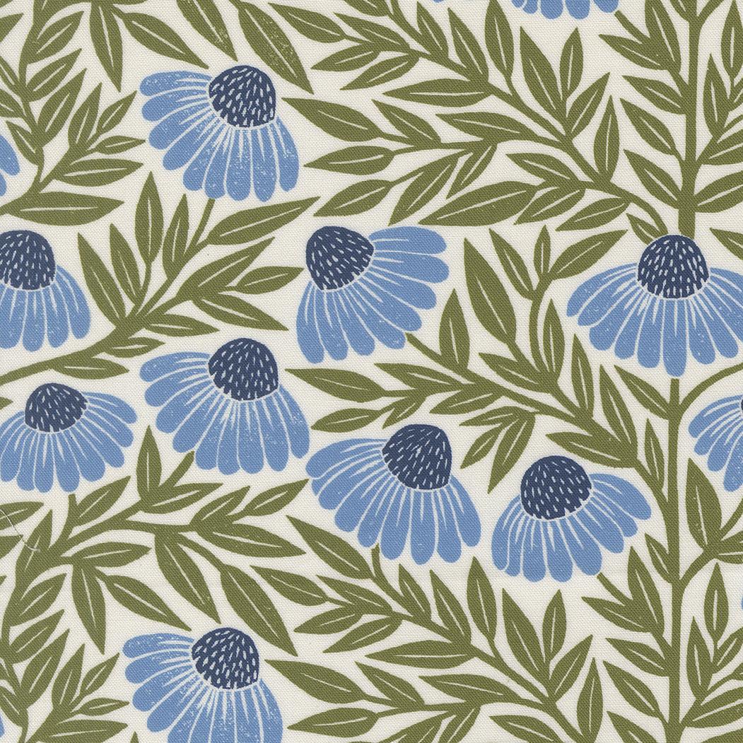Garden Series 3322 25 Cream Sky - Quilted Strait