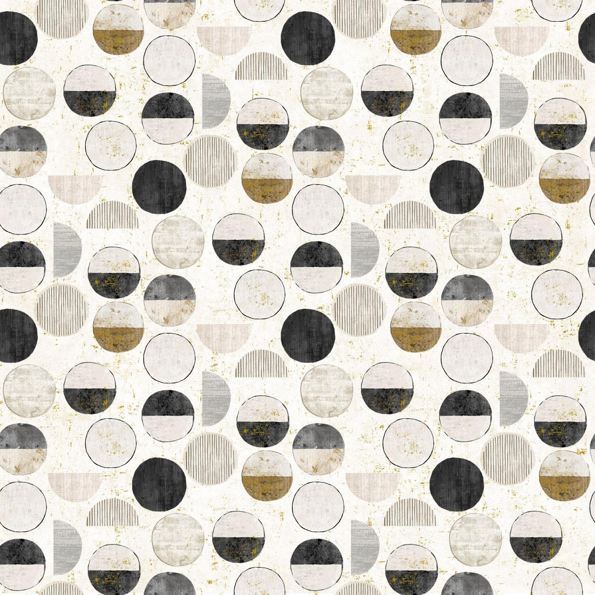 Gatsby 29252M-11 Circles Light Taupe Multi