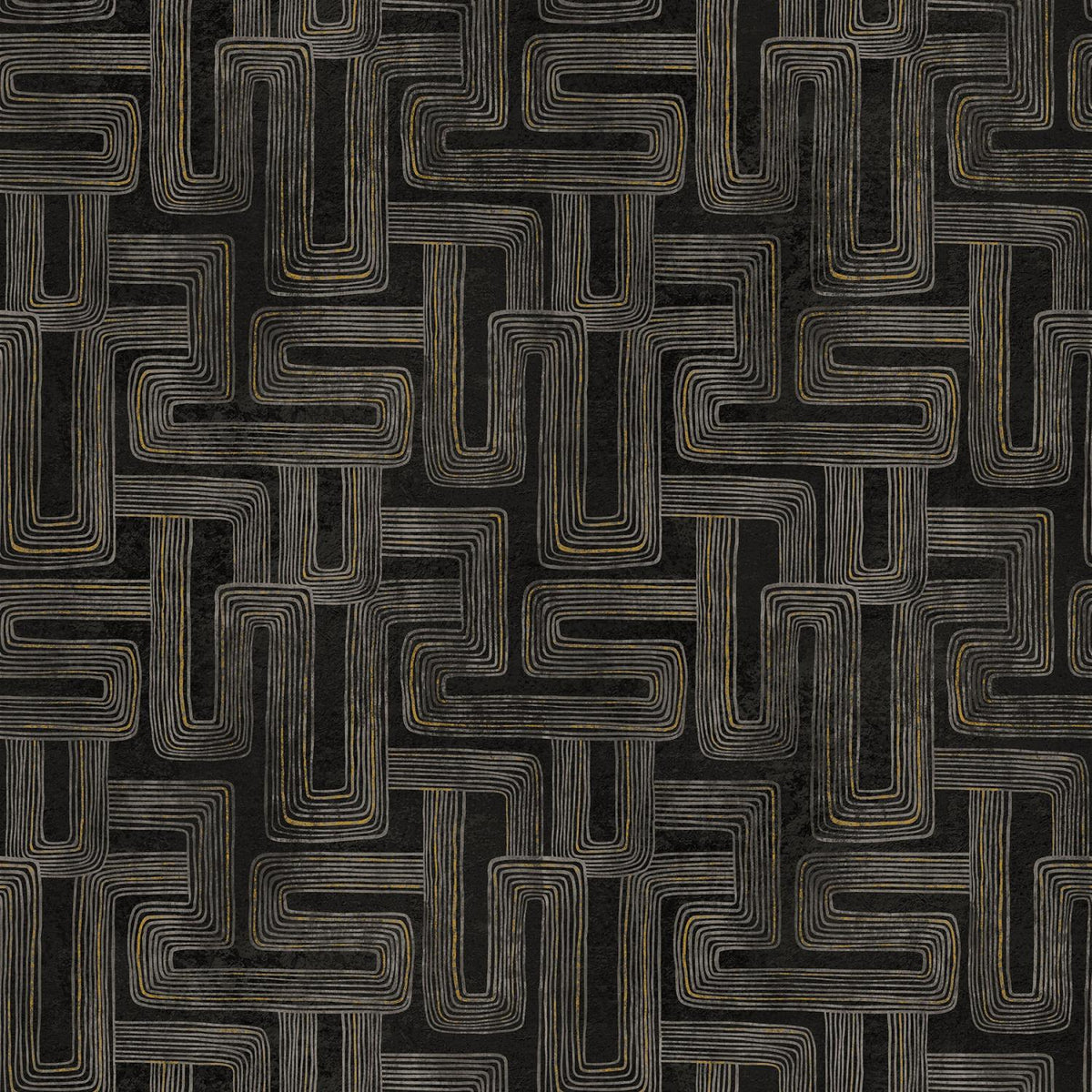 Gatsby 29253M-99 Rectangles Black/Taupe