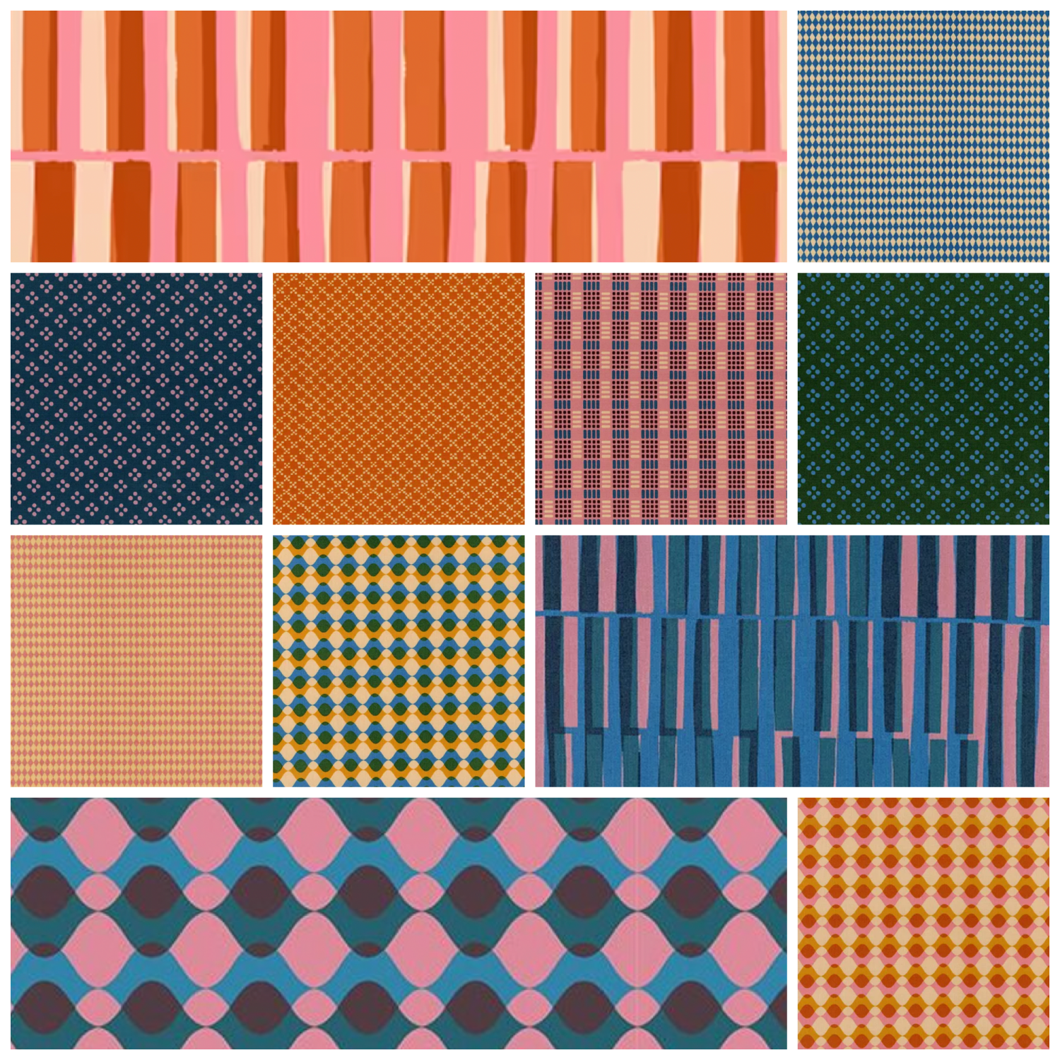Geometry Fat Quarter Bundle - Quilted Strait