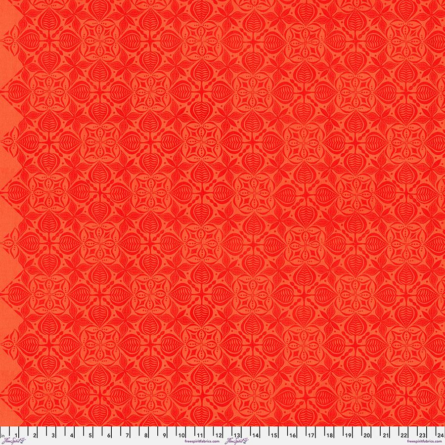 Grace 038 Tangerine - Quilted Strait