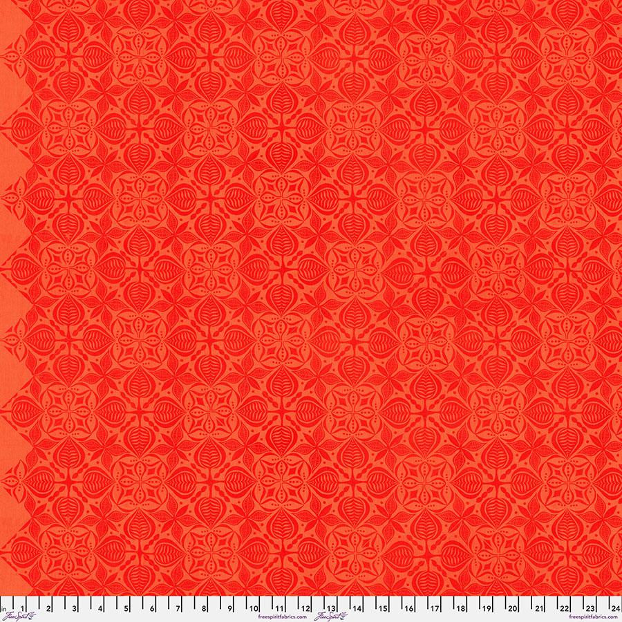 Grace 038 Tangerine - Quilted Strait