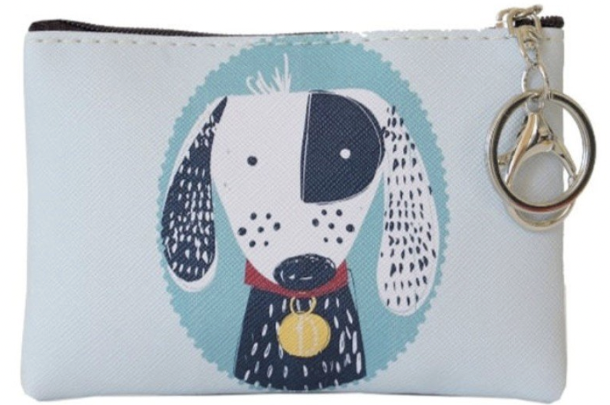 Green Dog 5" X 4" Zip Pouch