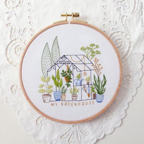 Greenhouse 6&quot; Embroidery Kit - Quilted Strait