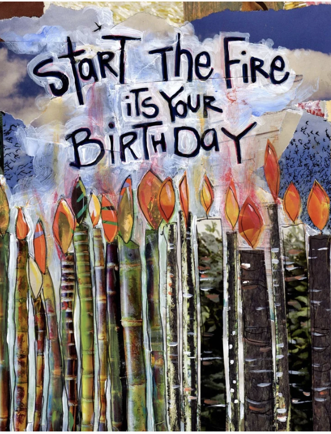 Start the Fire Greeting Card