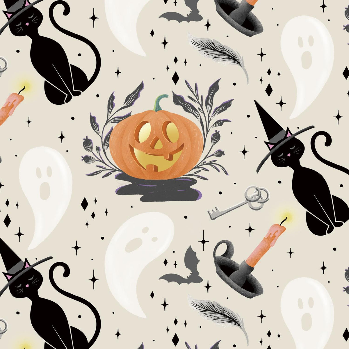 Hauntingly Yours 003-072 Halloween Icons Cream