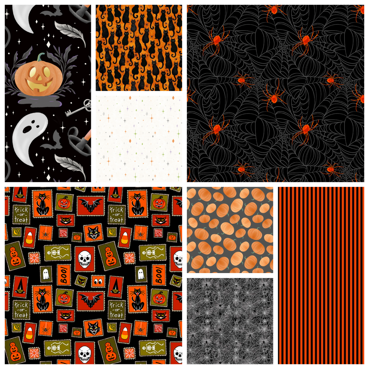 Hauntingly Yours Fat Quarter Bundle (8 Fat Quarters)