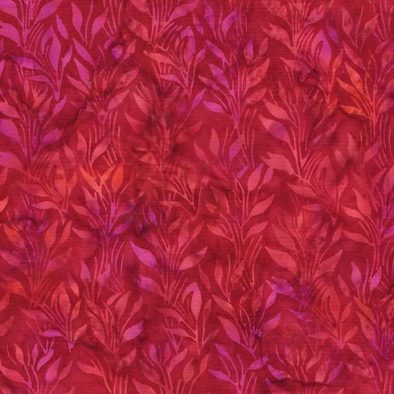 Hello Sunshine 13815 Vines and Leaves Multi Pink Red Vibes - Quilted Strait