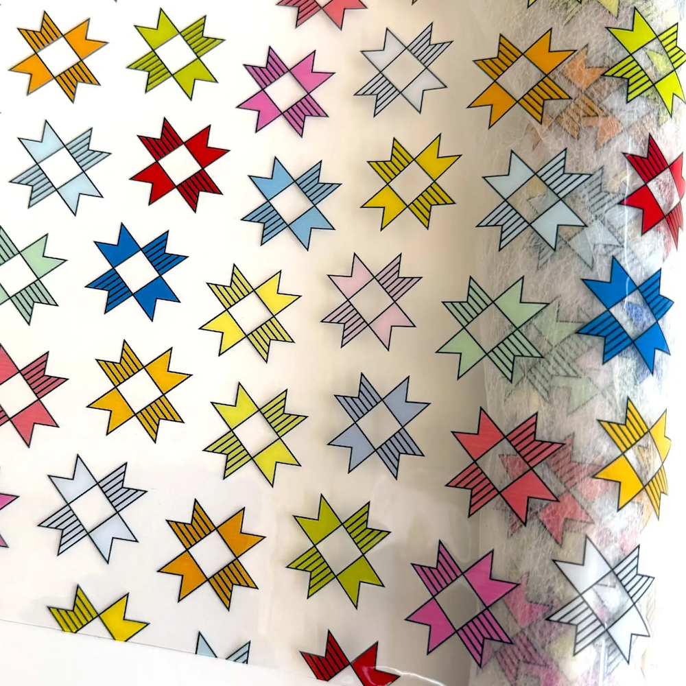 Patchwork Stars Clear Vinyl