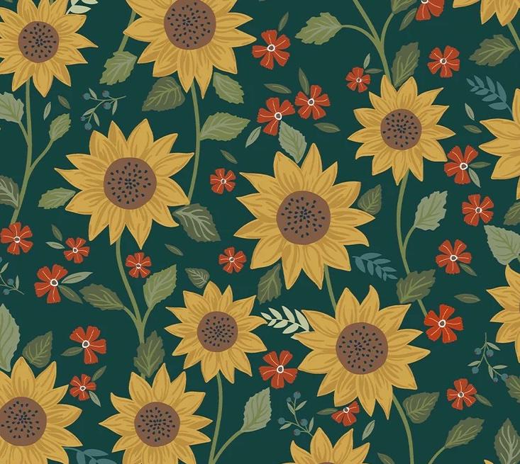 Honeycrisp 55191-3 Sunshine Forest - Quilted Strait