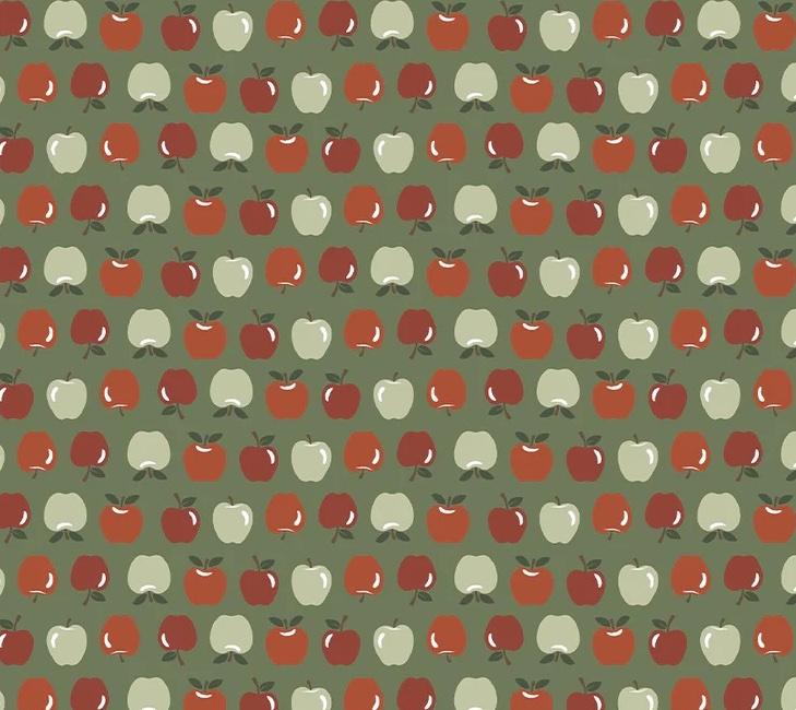 Honeycrisp 55193-7 Happy Harvest Granny Green - Quilted Strait