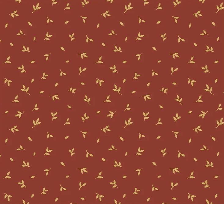 Honeycrisp 55196-8 Tumbling Leaves Ruby - Quilted Strait