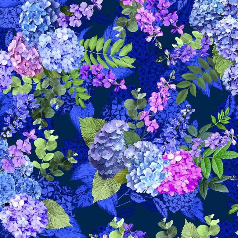 Hydrangea Dreams 11760 Sapphire Spring Garden - Quilted Strait