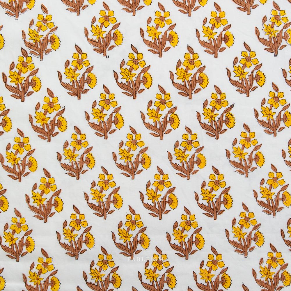 Indian Block Prints Cottage 07 Weekend Floral in Summer