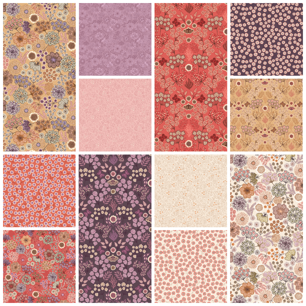 Jardin d&#39;Automne Fat Quarter Bundle
